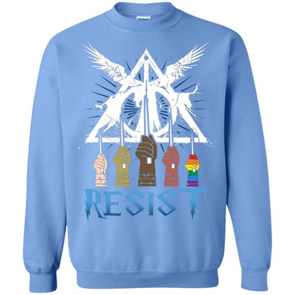 Resist Harry Potter Fan T-shirt Carolina Blue S 