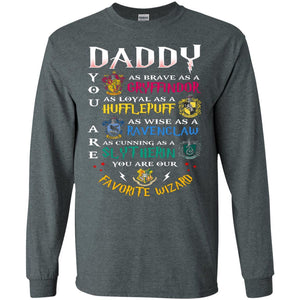 Daddy Our  Favorite Wizard Harry Potter Fan T-shirt Dark Heather S 