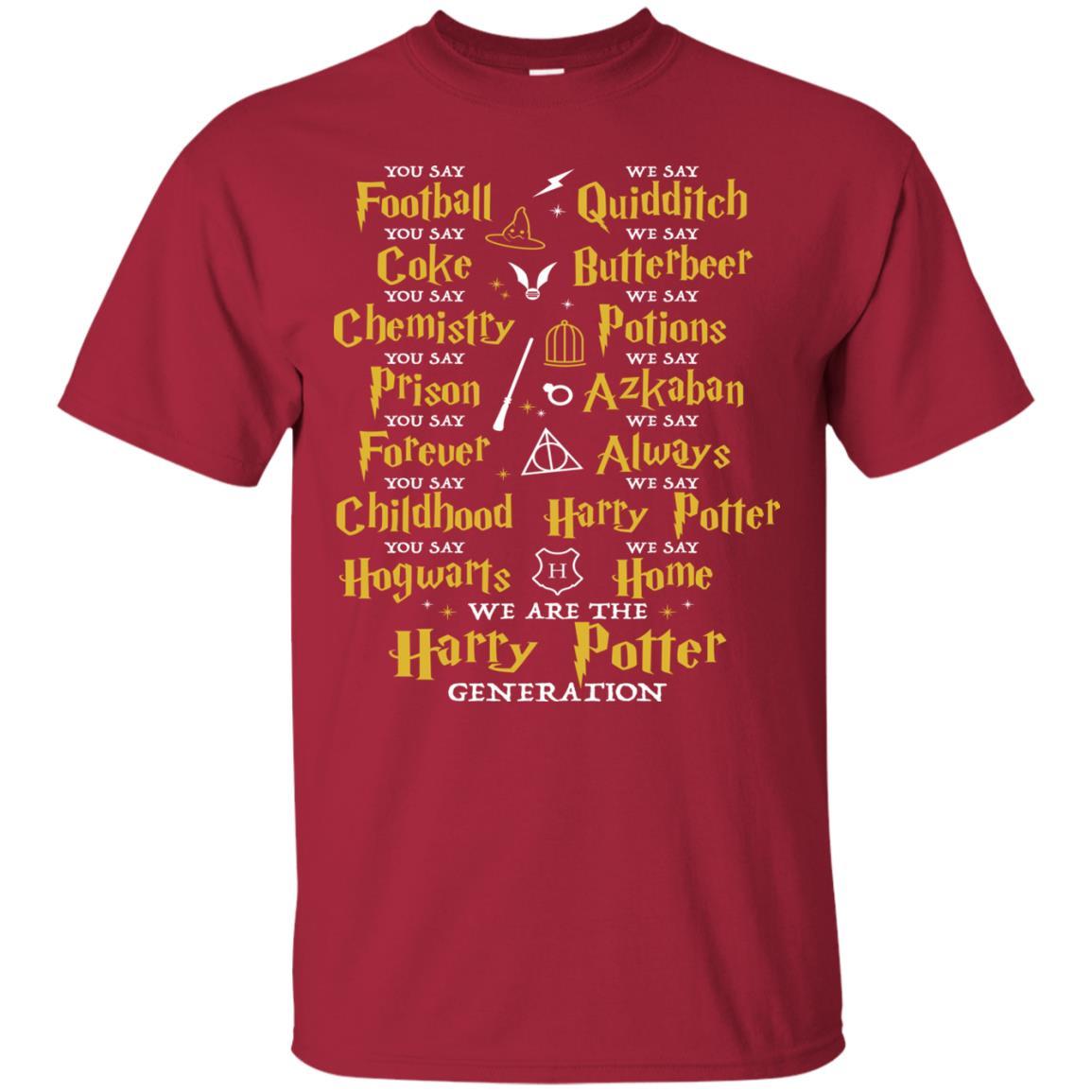 We Are The Harry Potter Generation Movie Fan T-shirt
