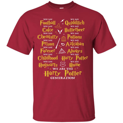 We Are The Harry Potter Generation Movie Fan T-shirt