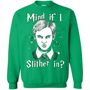 Mind If I Slither In Slytherin House Harry Potter Shirt Irish Green S 