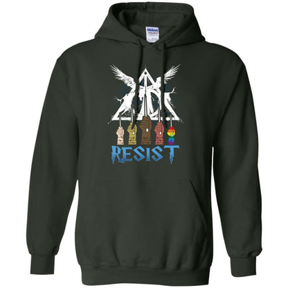 Resist Harry Potter Fan T-shirt Forest Green S 