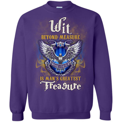 Wit Beyond Measure Is Man's Greatest Treasure Ravenclaw House Harry Potter Fan Shirt