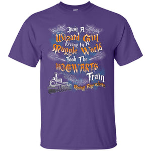 Just A Wizard Girl Living In A Muggle World Took The Hogwarts Train Going Anywhere Purple S 
