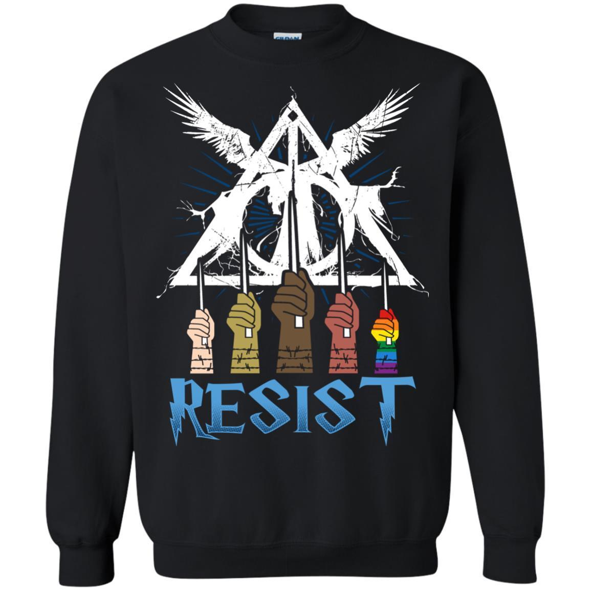 Resist Harry Potter Fan T-shirt Black S 