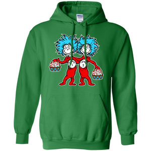 Dr. Seuss Thing 1 Thing 2 Easter Egg T-shirt Irish Green S 