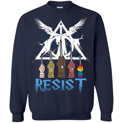 Resist Harry Potter Fan T-shirt Navy S 