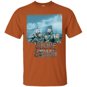 Suicide Squad Game Of Thrones Version T-shirt Texas Orange S 