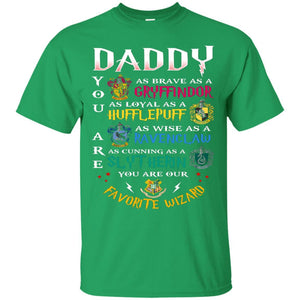 Daddy Our  Favorite Wizard Harry Potter Fan T-shirt Irish Green S 
