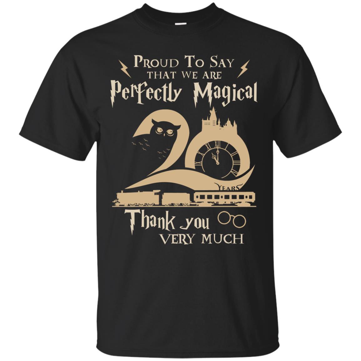 Proud To Say That We Are Perfectly Magical  Thank You Very Much Harry Potter Fan T-shirt Black S 