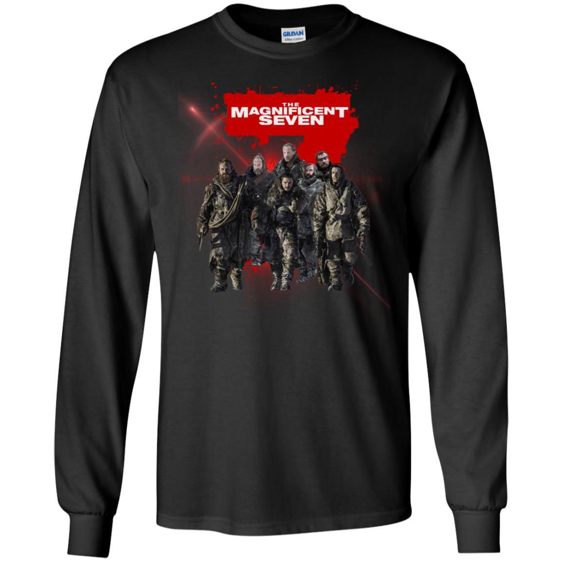 The Magnificent Seven Game Of Thrones Version T-shirt Black S 