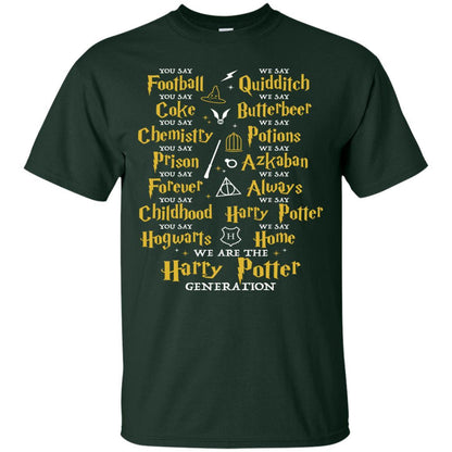 We Are The Harry Potter Generation Movie Fan T-shirt Forest S 