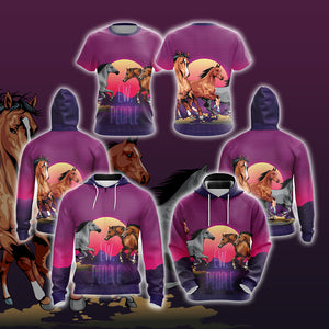 Horse Ew People Unisex 3D T-shirt   