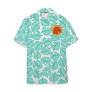 Animal Crossing: New Horizons Tom Nook Cosplay Costume Unisex Hawaiian Shirt   