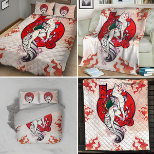 Okami Fox 3D Quilt Set   