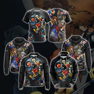 Kingdom Hearts New Style Unisex 3D T-shirt   