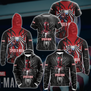 Spider-Man 2 Video Game All Over Printed T-shirt Tank Top Zip Hoodie Pullover Hoodie Hawaiian Shirt Beach Shorts Joggers   