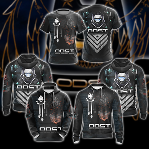 Halo ODST All Over Print T-shirt Tank Top Zip Hoodie Pullover Hoodie Hawaiian Shirt   