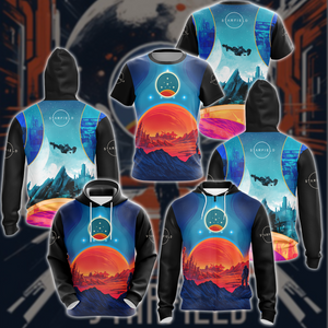 Starfield Video Game 3D All Over Printed T-shirt Tank Top Zip Hoodie Pullover Hoodie Hawaiian Shirt Beach Shorts Joggers   