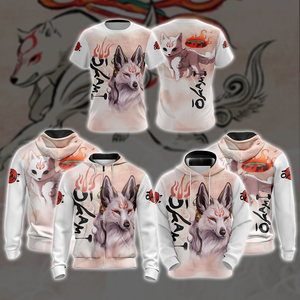 Okami Fox Unisex 3D T-shirt   