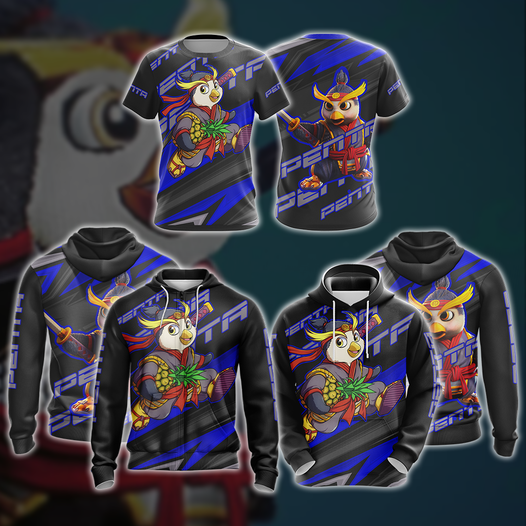 Crash Bandicoot Penta Penguin Unisex 3D T-shirt   