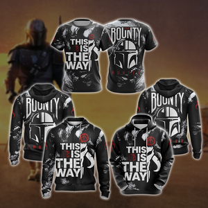 Star Wars Mandalorian Bounty Hunters Unisex 3D T-shirt   