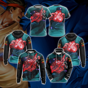 Street Fighter V Unisex 3D T-shirt   