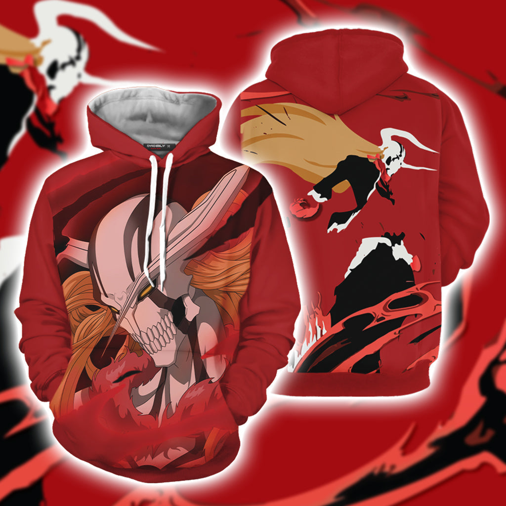 Bleach Ichigo Vasto Lorde 3D T-shirt Hoodie S 
