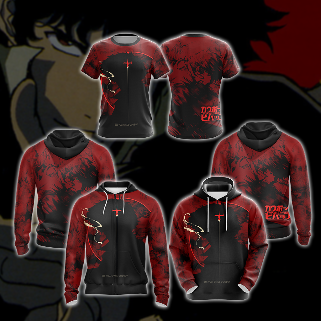 Cowboy Bebop - Spike Unisex 3D T-shirt   
