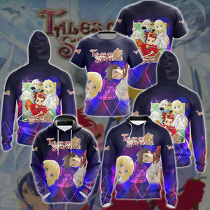 Tales of Symphonia Video Game All-Over T-shirt Hoodie Tank Top Hawaiian Shirt Beach Shorts Joggers   