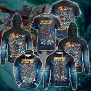 Super Robot Wars Video Game 3D All Over Printed T-shirt Tank Top Zip Hoodie Pullover Hoodie Hawaiian Shirt Beach Shorts Jogger   