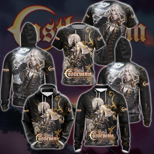 Castlevania: Symphony of the Night Video Game 3D All Over Printed T-shirt Tank Top Zip Hoodie Pullover Hoodie Hawaiian Shirt Beach Shorts Joggers   