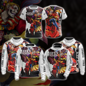 Final Fantasy Kefka Clown Unisex 3D T-shirt   