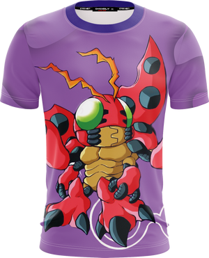 Digimon Tentomon Unisex 3D T-shirt   