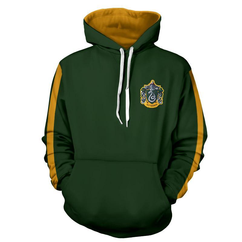 Slytherin Quidditch Team Harry Potter Unisex 3D T-shirt   