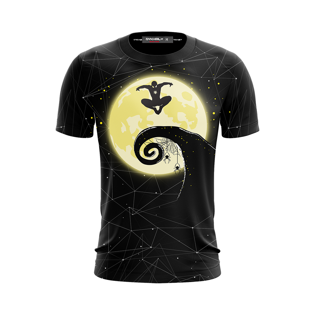 The Spiderman's Nightmare Before Christmas Unisex 3D T-shirt   
