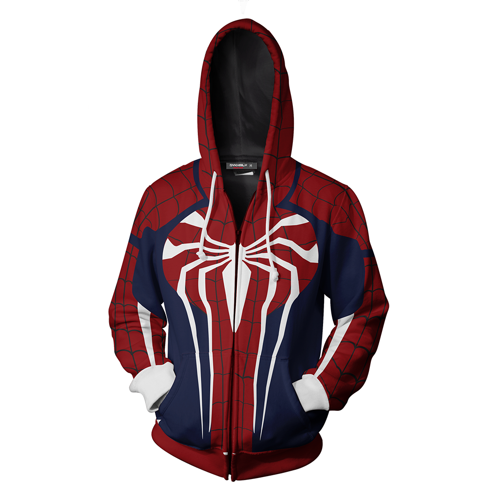 Spider-Man Cosplay PS4 Advanced Suit New Look 3D Hoodie   