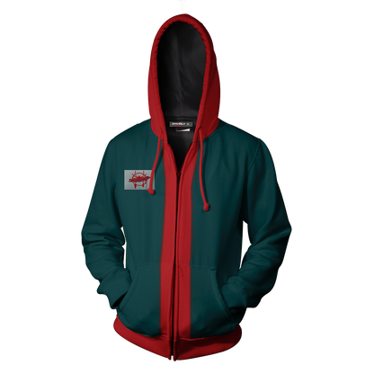Spider-Man: Into the Spider-Verse Miles Morales New Look Cosplay Zip Up Hoodie Jacket   