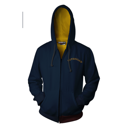 Quidditch Champion Ravenclaw Team Harry Potter Zip Up Hoodie   