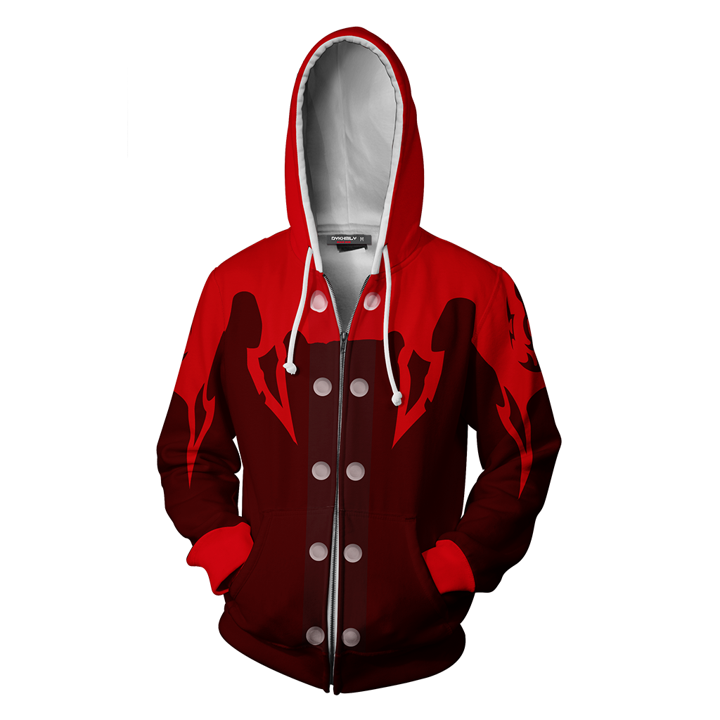 Death Note Mello (Mihael Keehl) Cosplay Zip Up Hoodie Jacket   
