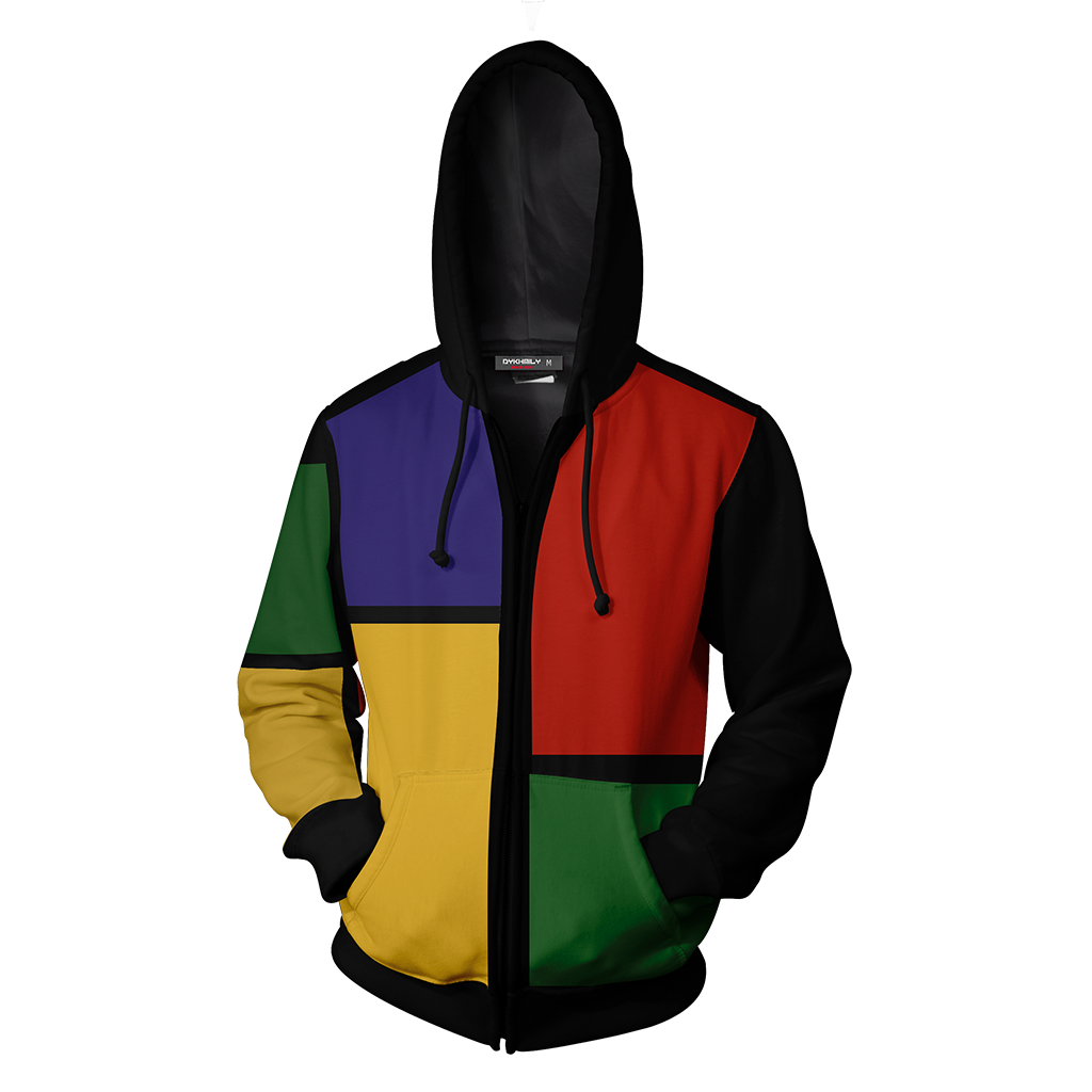The Fresh Prince of Bel-Air: Deck The Halls Will Smith Cosplay Zip Up Hoodie Jacket   