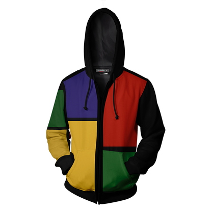 The Fresh Prince of Bel-Air: Deck The Halls Will Smith Cosplay Zip Up Hoodie Jacket   