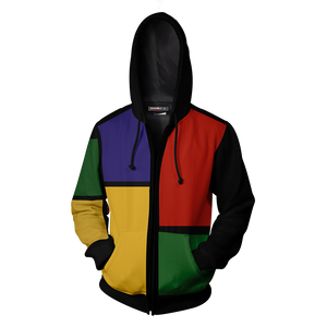 The Fresh Prince of Bel-Air: Deck The Halls Will Smith Cosplay Zip Up Hoodie Jacket   