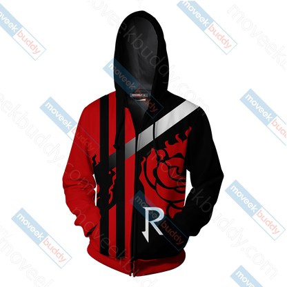 RWBY Ruby Rose Zip Up Hoodie   