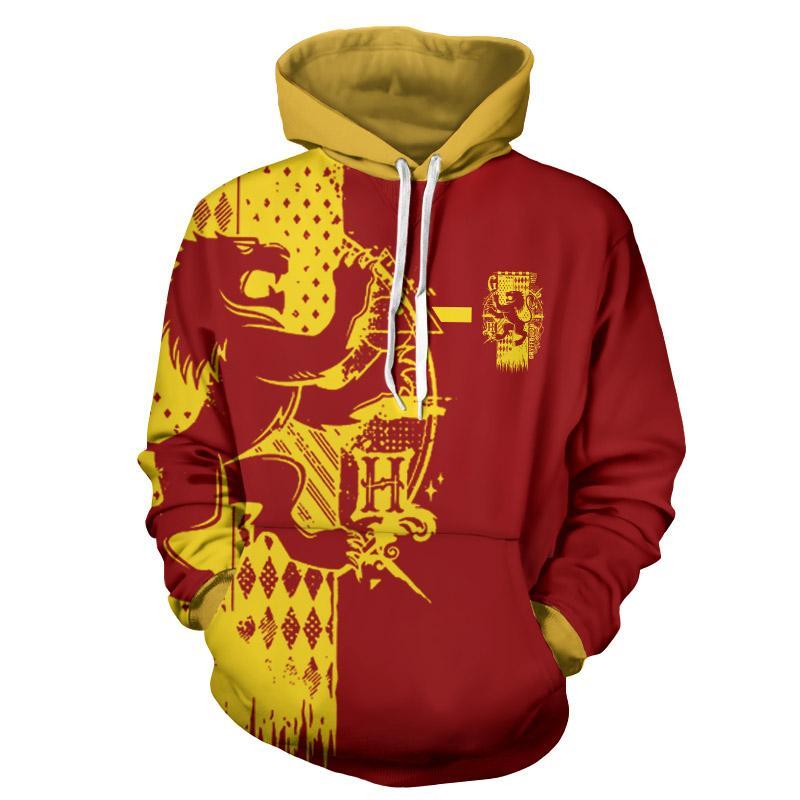 Quidditch Gryffindor Harry Potter Unisex 3D T-shirt   