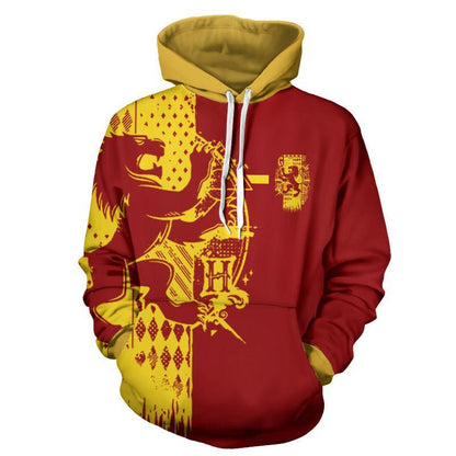 Quidditch Gryffindor Harry Potter Unisex 3D T-shirt   