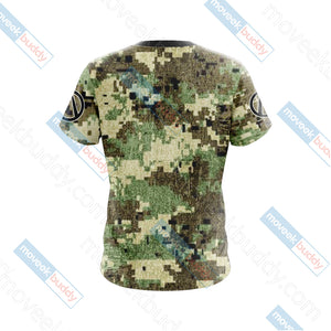 Borderlands - DAHL Camo Style Version 2 Unisex 3D T-shirt   