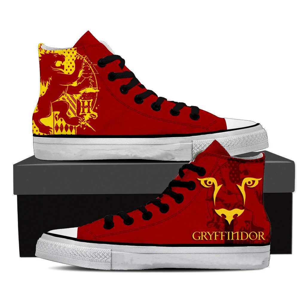 Quidditch Gryffindor Harry Potter High Top Shoes SIZE 29