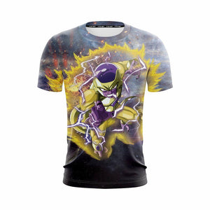 Golden Frieza Dragon Ball Unisex 3D T-shirt   