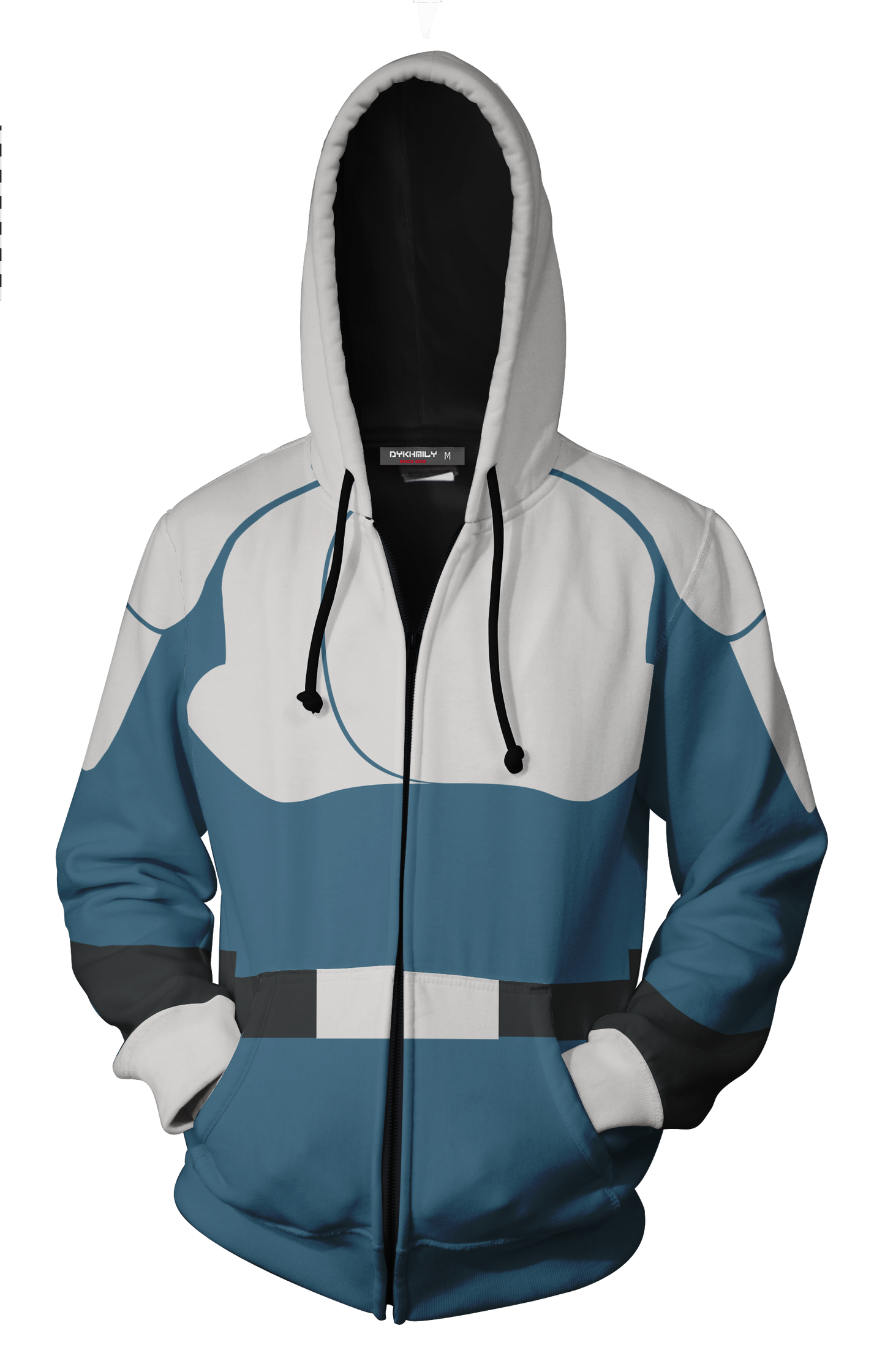 Mobile Suit Gundam Kira Yamato (Gundam) Cosplay Zip Up Hoodie Jacket   